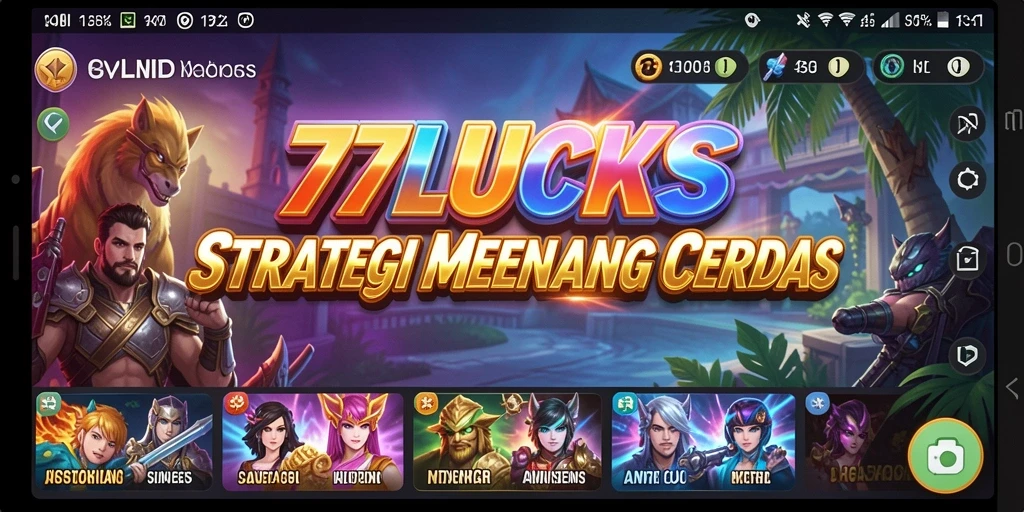 Tampilan gameplay <strong>77LUCKS</strong> yang menarik dengan elemen strategi.
