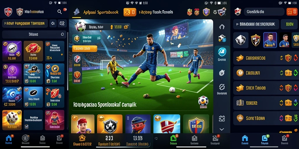 Tampilan antarmuka 8II yang menarik untuk taruhan olahraga.