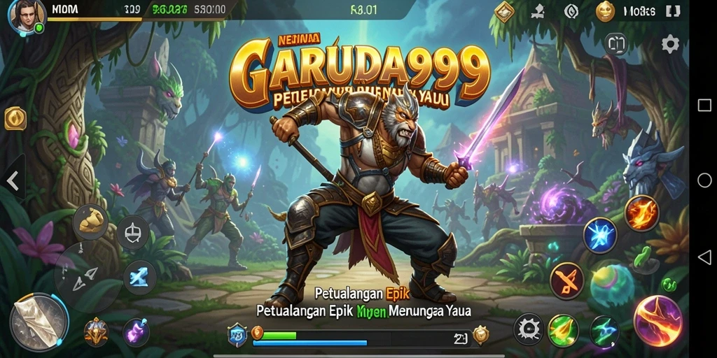 Gameplay menarik GARUDA999 dengan dunia petualangan yang luas.