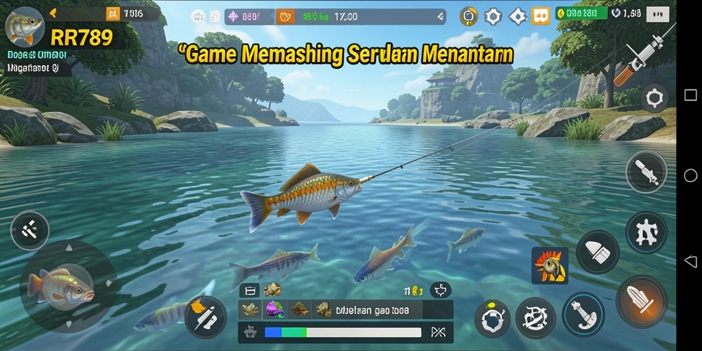 Gameplay RR789 yang mengasyikkan dan penuh tantangan di dunia memancing.