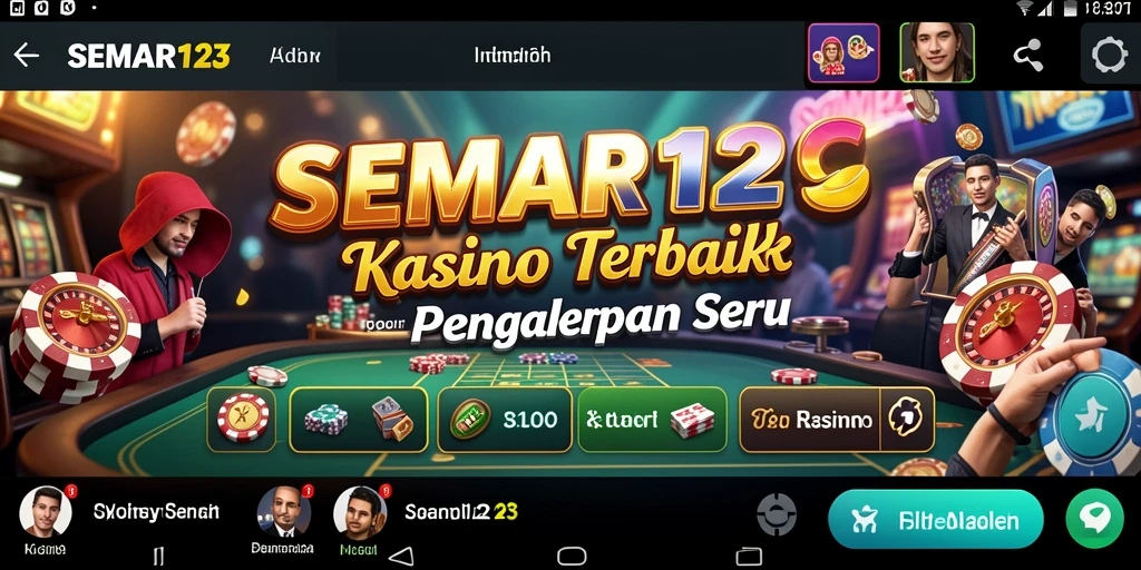 Gameplay SEMAR123 yang seru dan mendebarkan dalam suasana kasino.